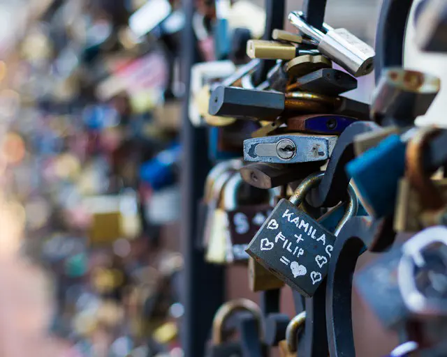 That’s a lot of locks.